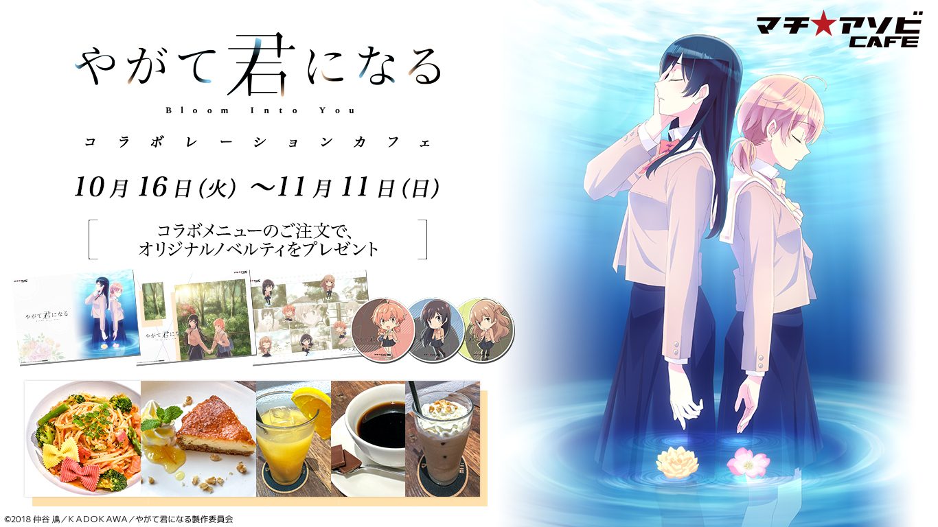 アニメ やがて君になる マチ アソビcafeにてコラボカフェopen決定 Jmag News