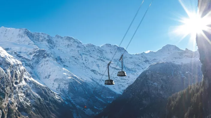 The steepest cable car in the world