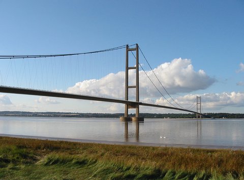 The Humber Bridge's Towers Are 36mm Further Apart at the Top — Can You Prove It?