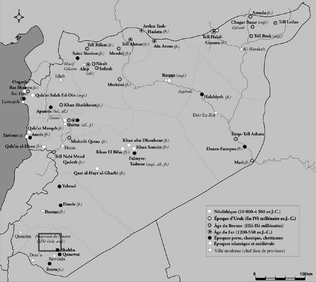 map of Syria