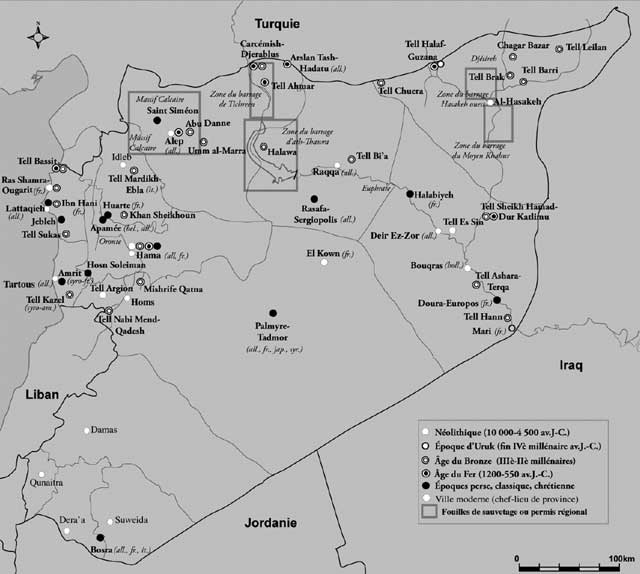 map of Syria