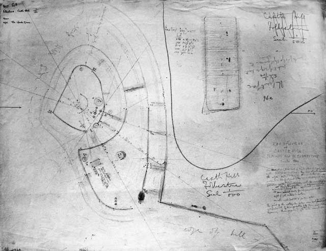 Petrie's plan of Castlehill