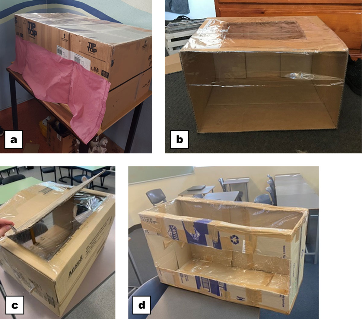 Low-cost clean bench constructions to provide an aseptic environment for disinfection of medicinal maggots in compromised healthcare settings