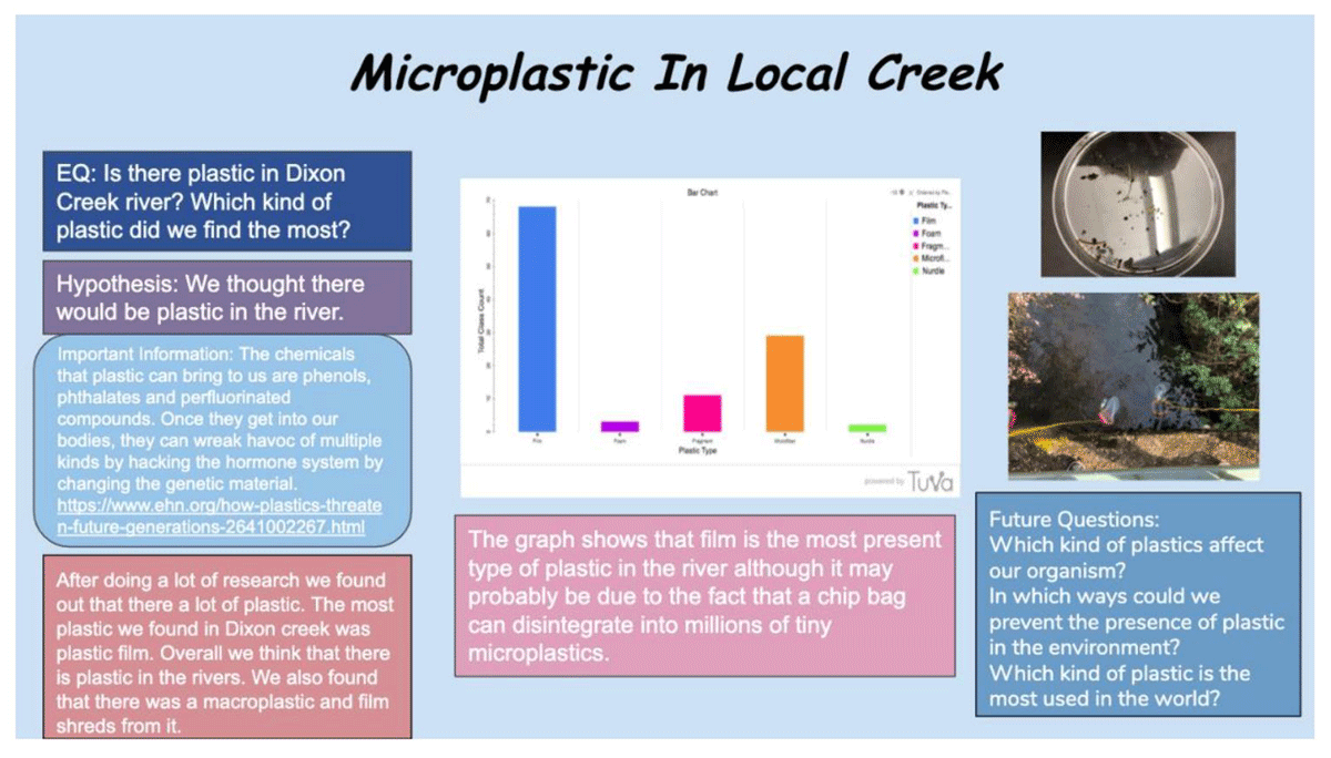 Collaboratively Generated Student Research Poster from the Mar Adentro Program. Students created this in a 45-minute period online during the COVID-19 Pandemic