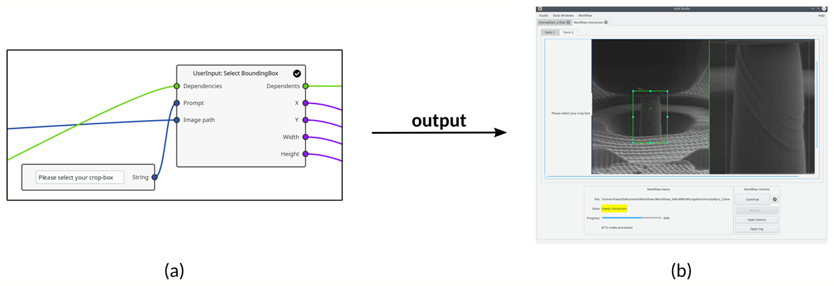 KadiStudio Use-Case: Automated Data Processing for a Micromechanical Testing Experiment