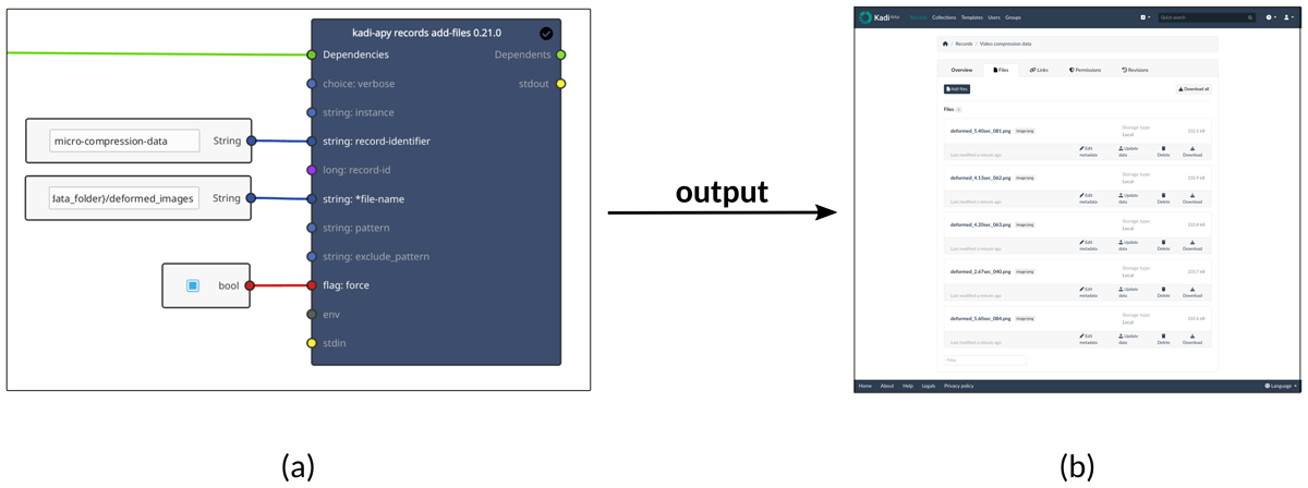 KadiStudio Use-Case: Automated Data Processing for a Micromechanical Testing Experiment