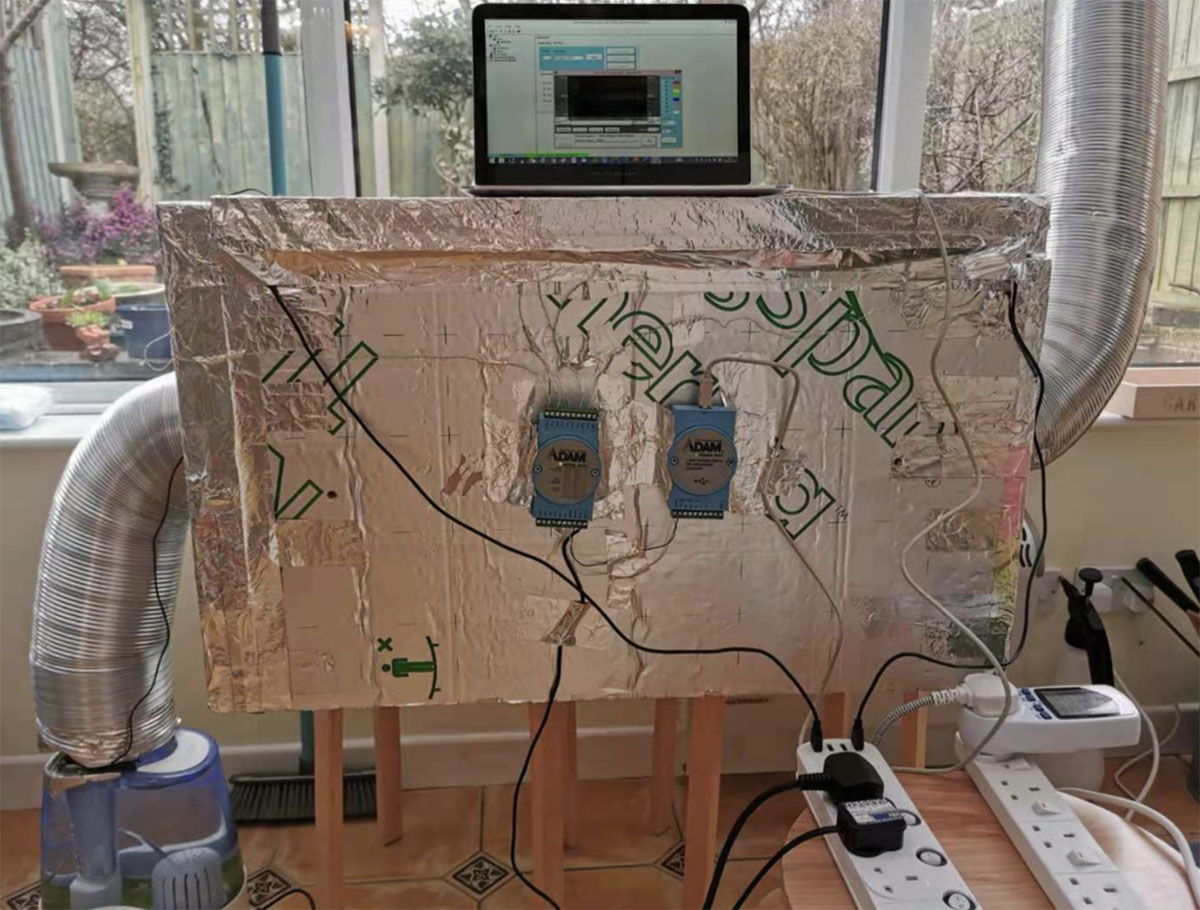 Photo of the test box