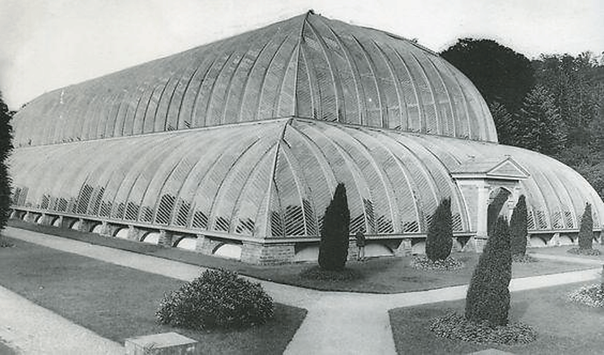 Joseph Paxton’s great glazed green house at Chatsworth