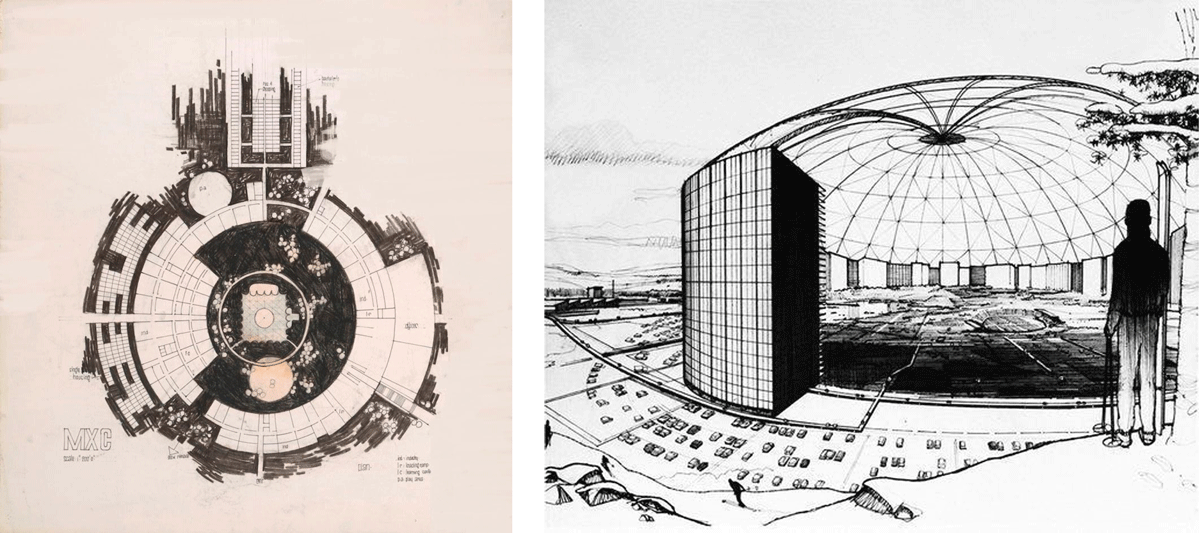 The experimental dome city in Minnesota