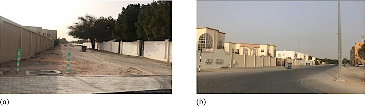 a,b The lack of natural urban surveillance of the streets and sikkas in some internal locations in Bida Bin Ammar neighborhood