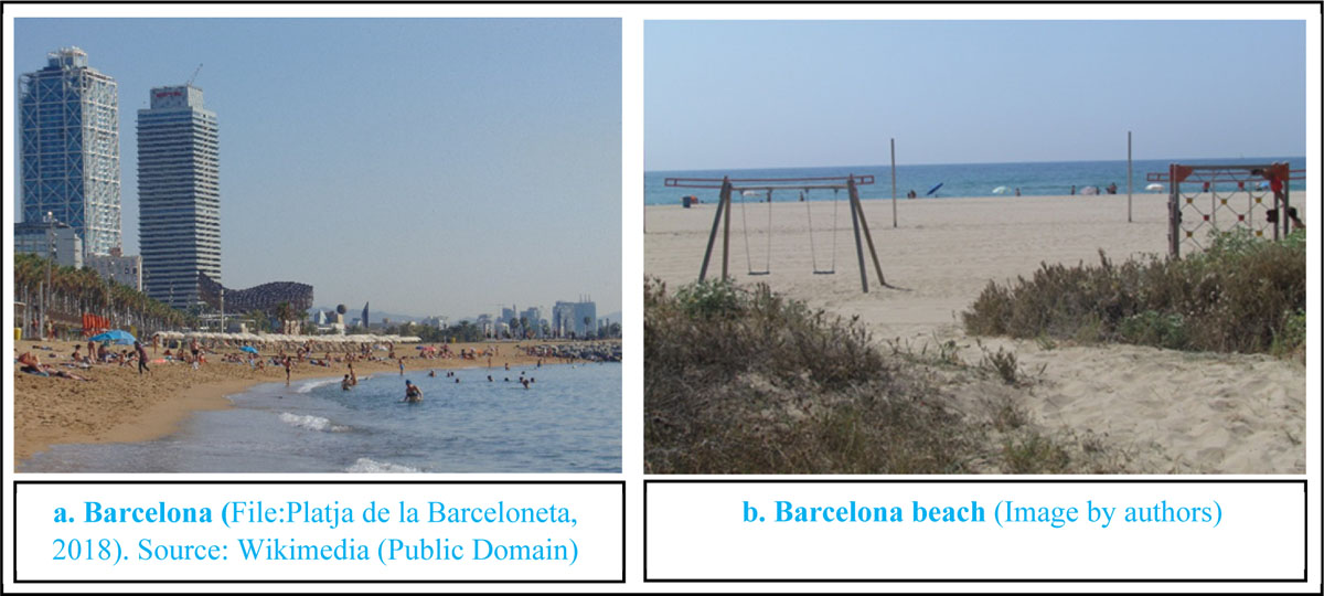 Redevelopment of the Barcelona waterfront and beach
                            accessories