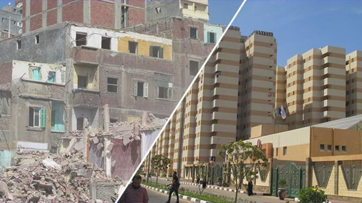 Ghett El Ennab befor development (Left side), Bashayer El Kheir 1 (Right side)