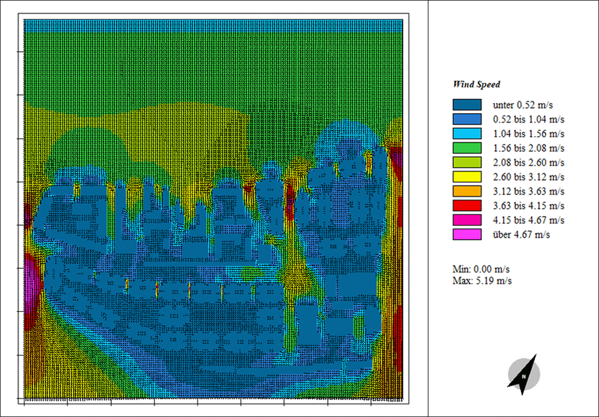 Wind Speed for Scenario 1 (GE.X)