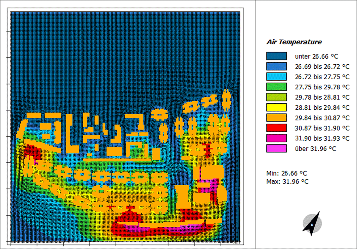 Air temperature for Scenario 4 (GW)