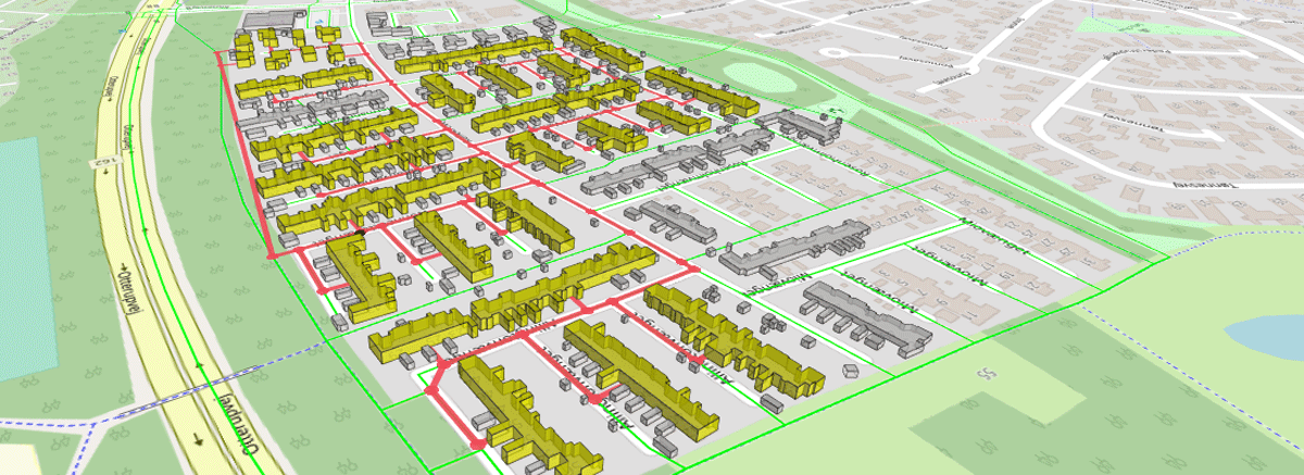 3D model of Søhus district in CEA