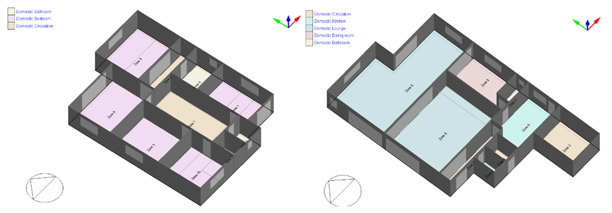 Illustrated the Ground and first floor functions