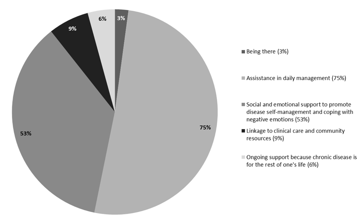 Study outcomes mapped to key functions of peer support