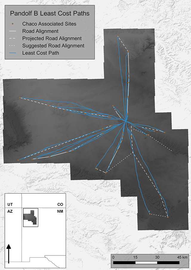 A Least Cost Analysis Correlative Modeling of the Chaco Regional