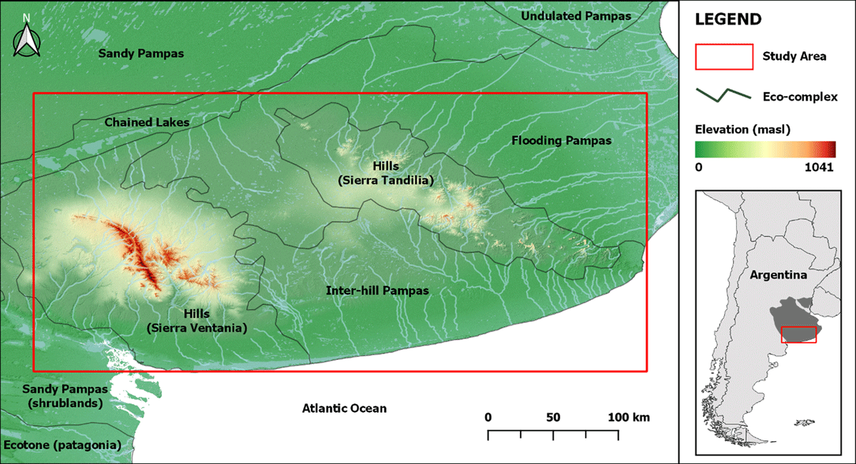 The Tandilia System of Argentina as a southern extension of the