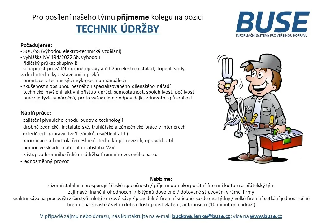 TECHNIK ÚDRŽBY