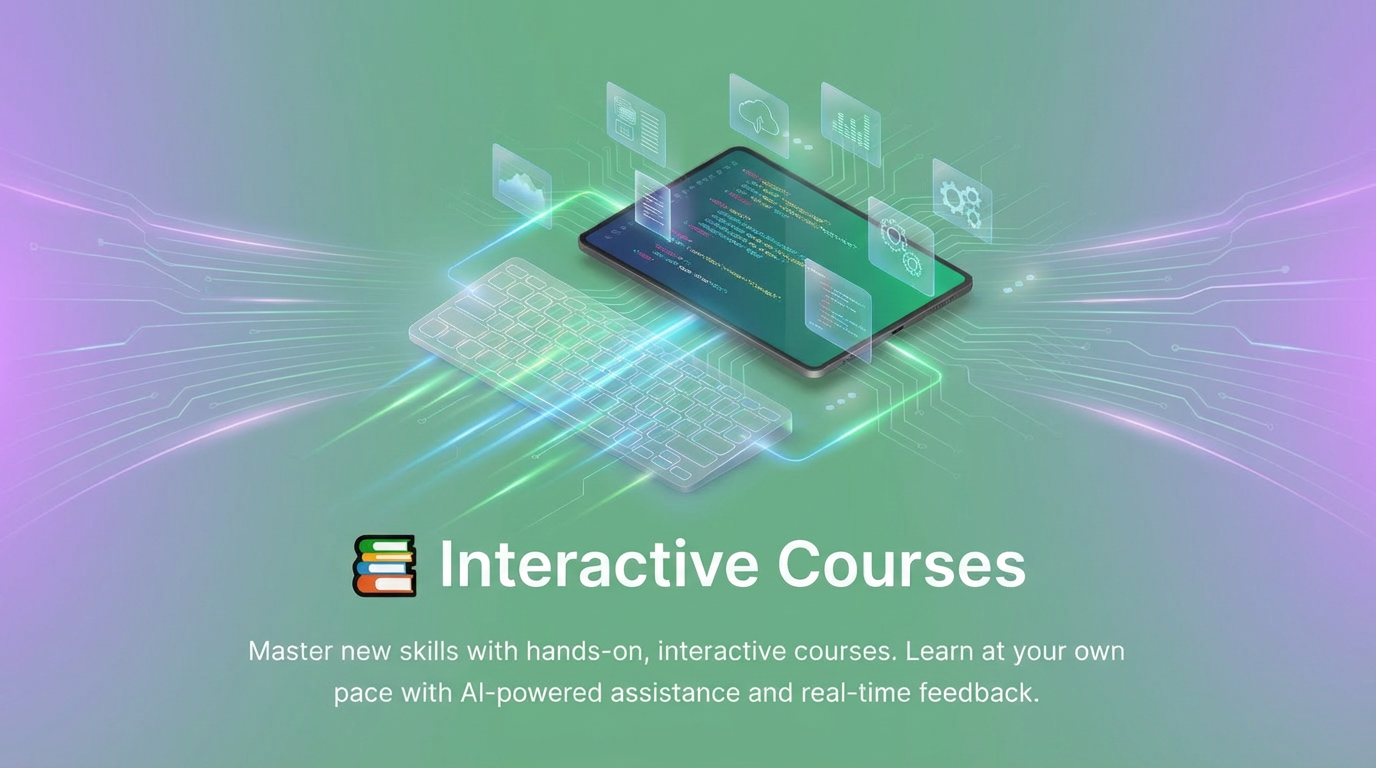 Interactive Courses - Master new skills with hands-on, interactive courses