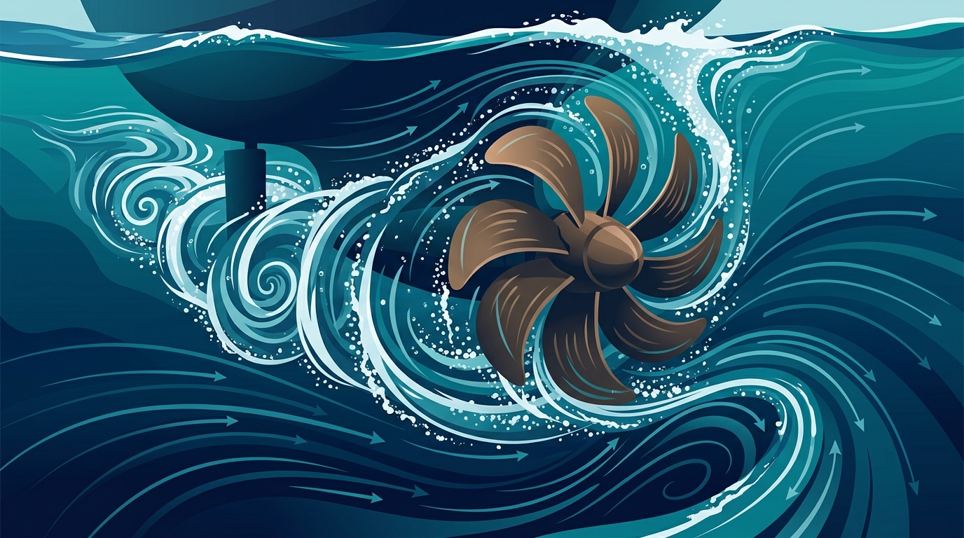 Propeller Geometry, Pitch & Slip — illustration