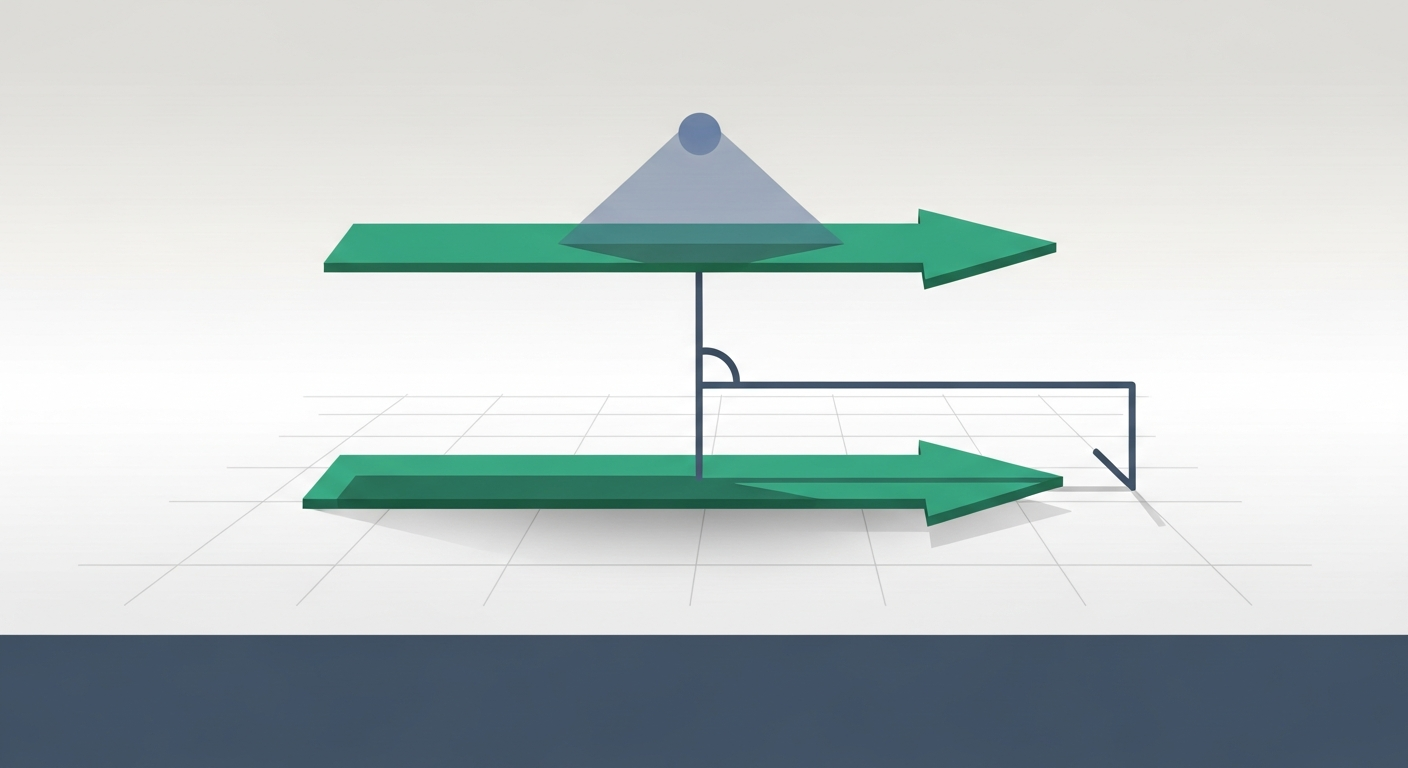 Vector Shadow: The Dot Product and Projections — illustration