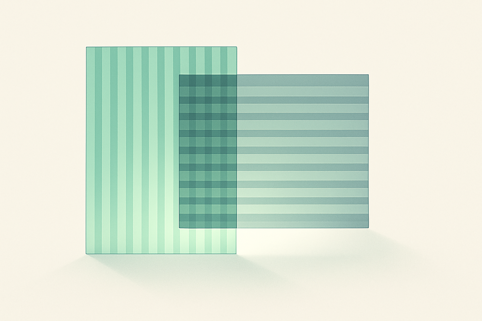 Translucent Lab: Multiplying Fractions with Overlays — illustration