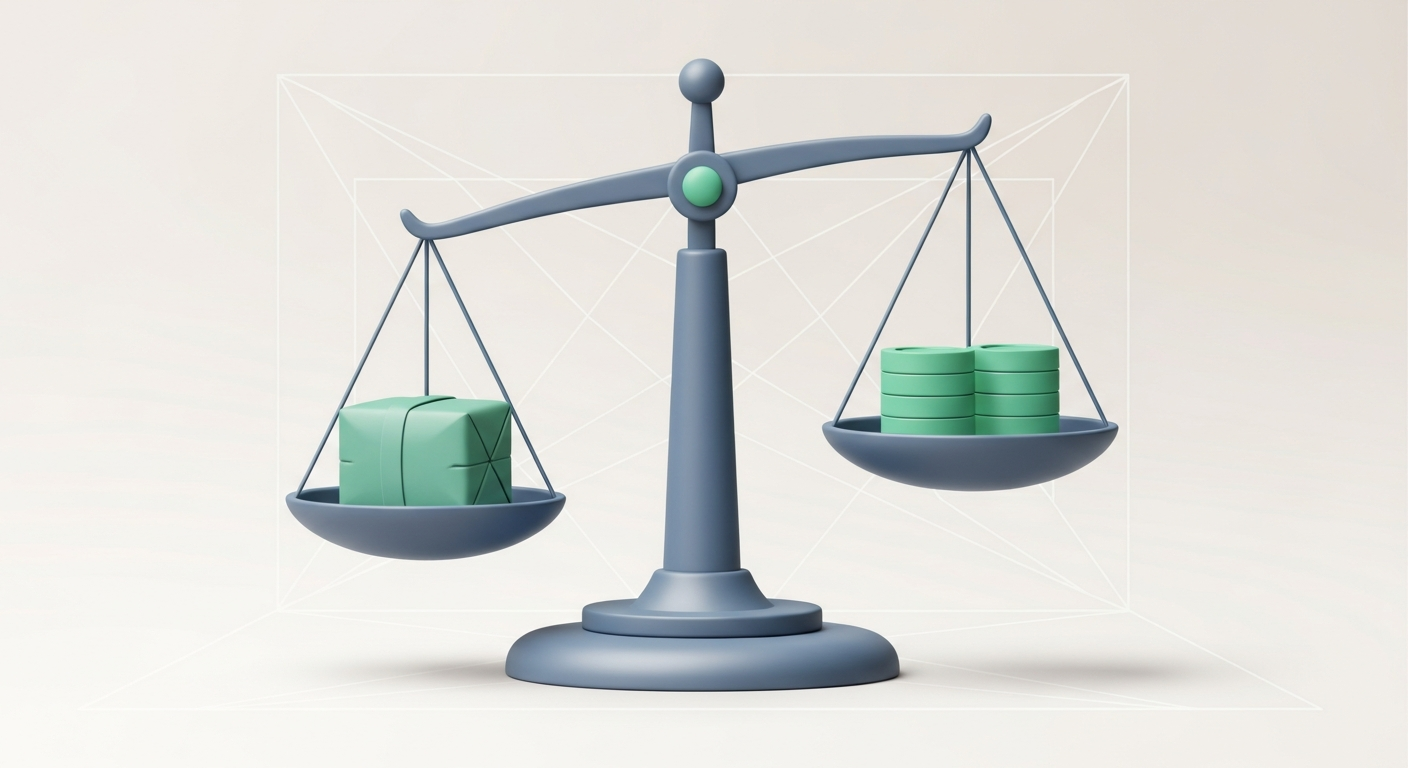 The Algebra Balance: Solving One-Step Equations — illustration