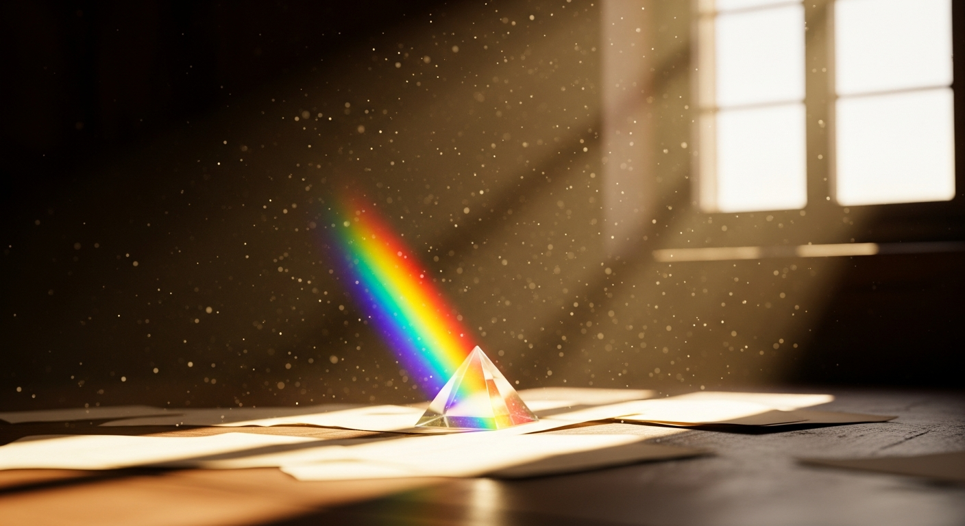 Colour & the Electromagnetic Spectrum — illustration
