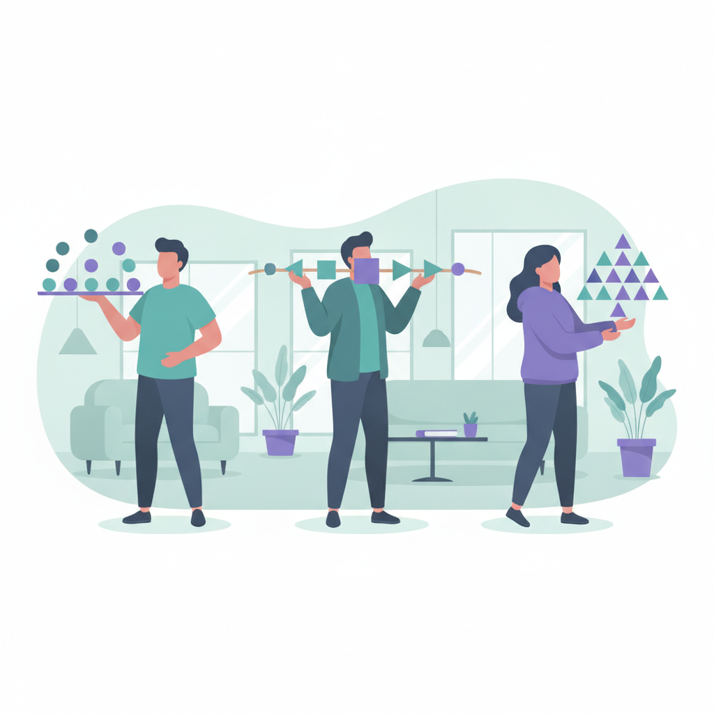 Mean, Median & Mode — illustration