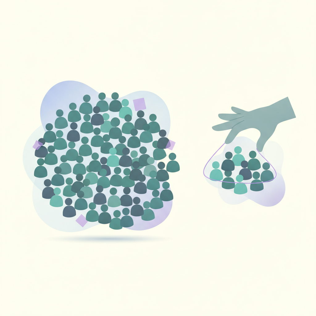 Populations vs Samples — illustration