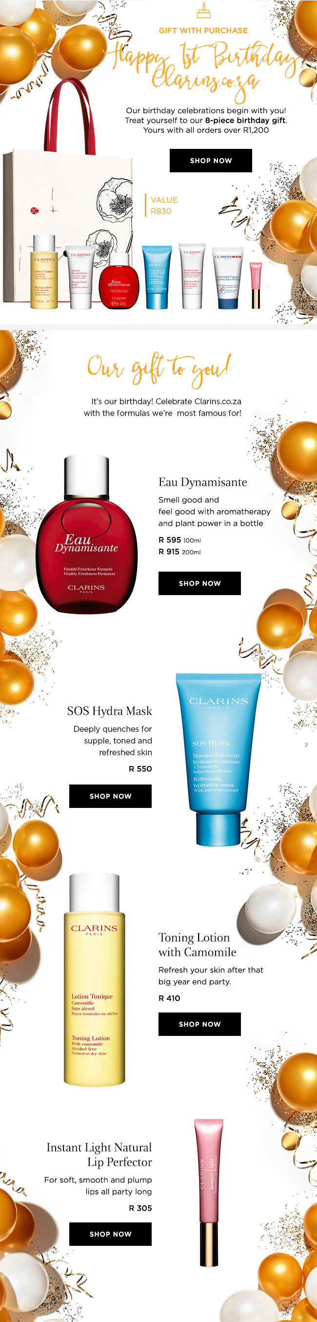 Clarins poster