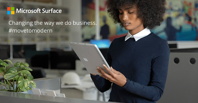 microsoft surface devices in business