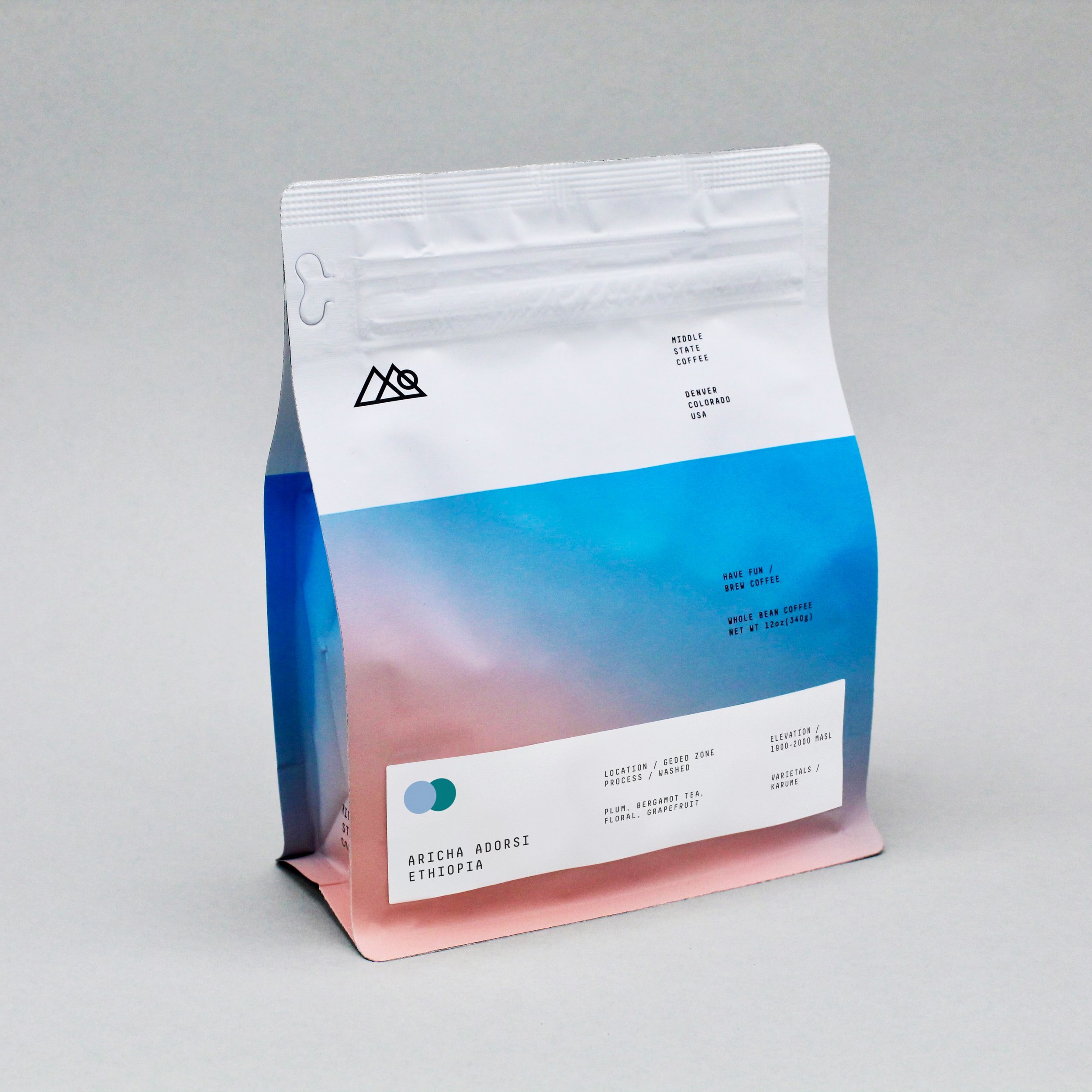 Coffee bag artwork for Aricha Adorsi Ethiopia