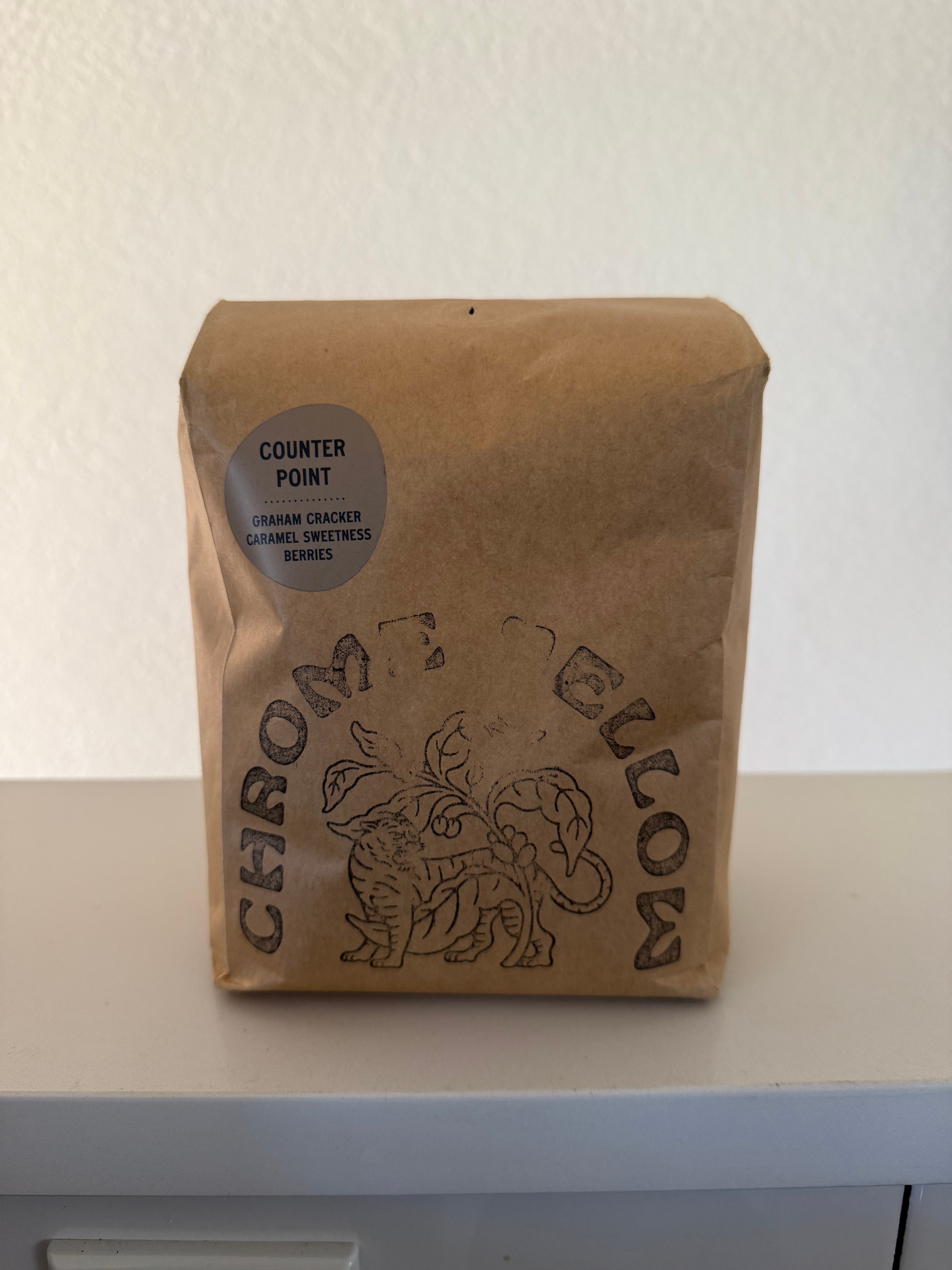 Coffee bag artwork for Counter Point