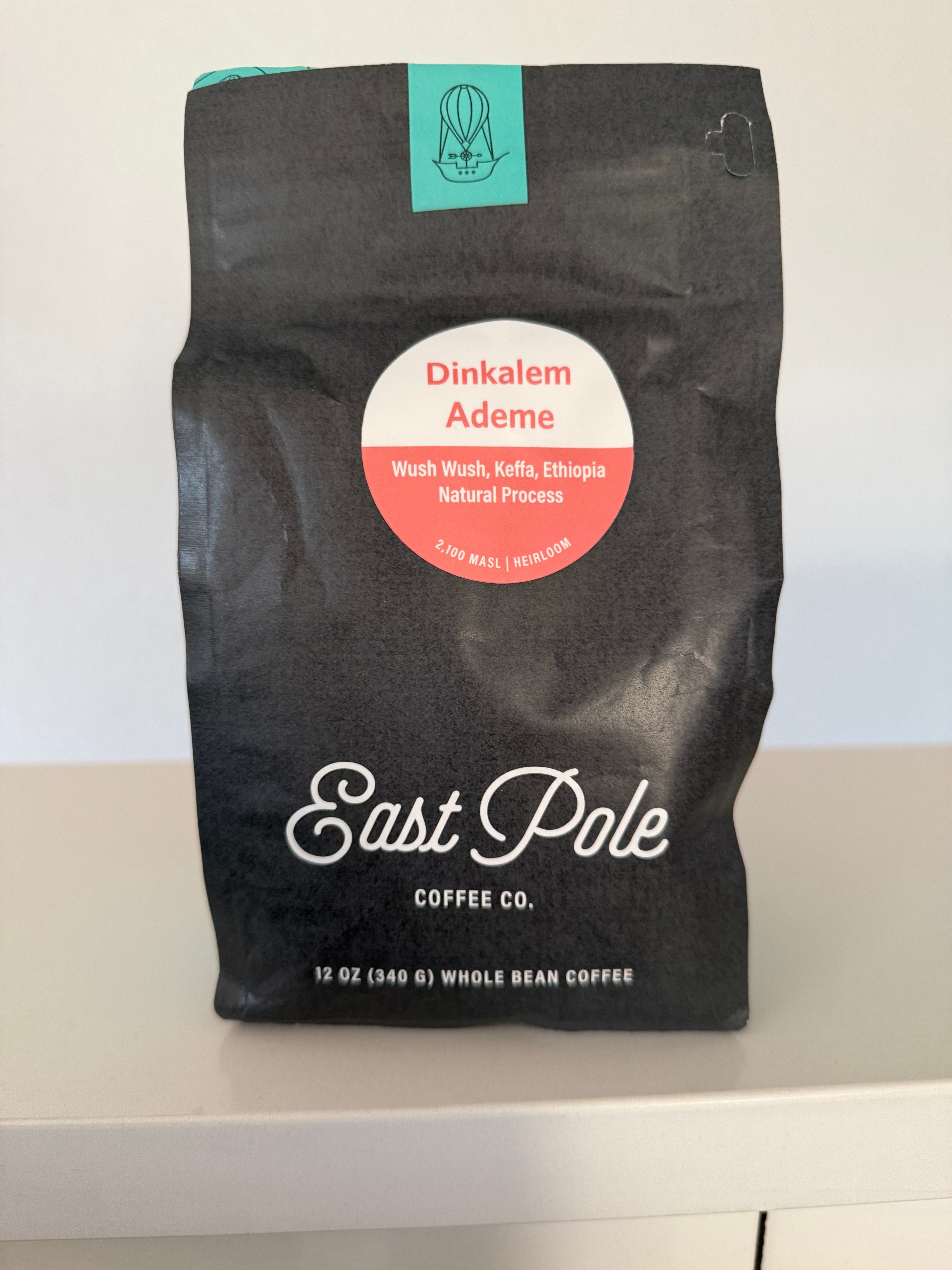 Coffee bag artwork for Dinkalem Ademe