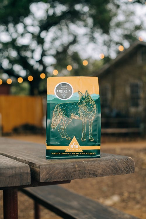 Coffee bag artwork for Ethiopia Buncho Honey