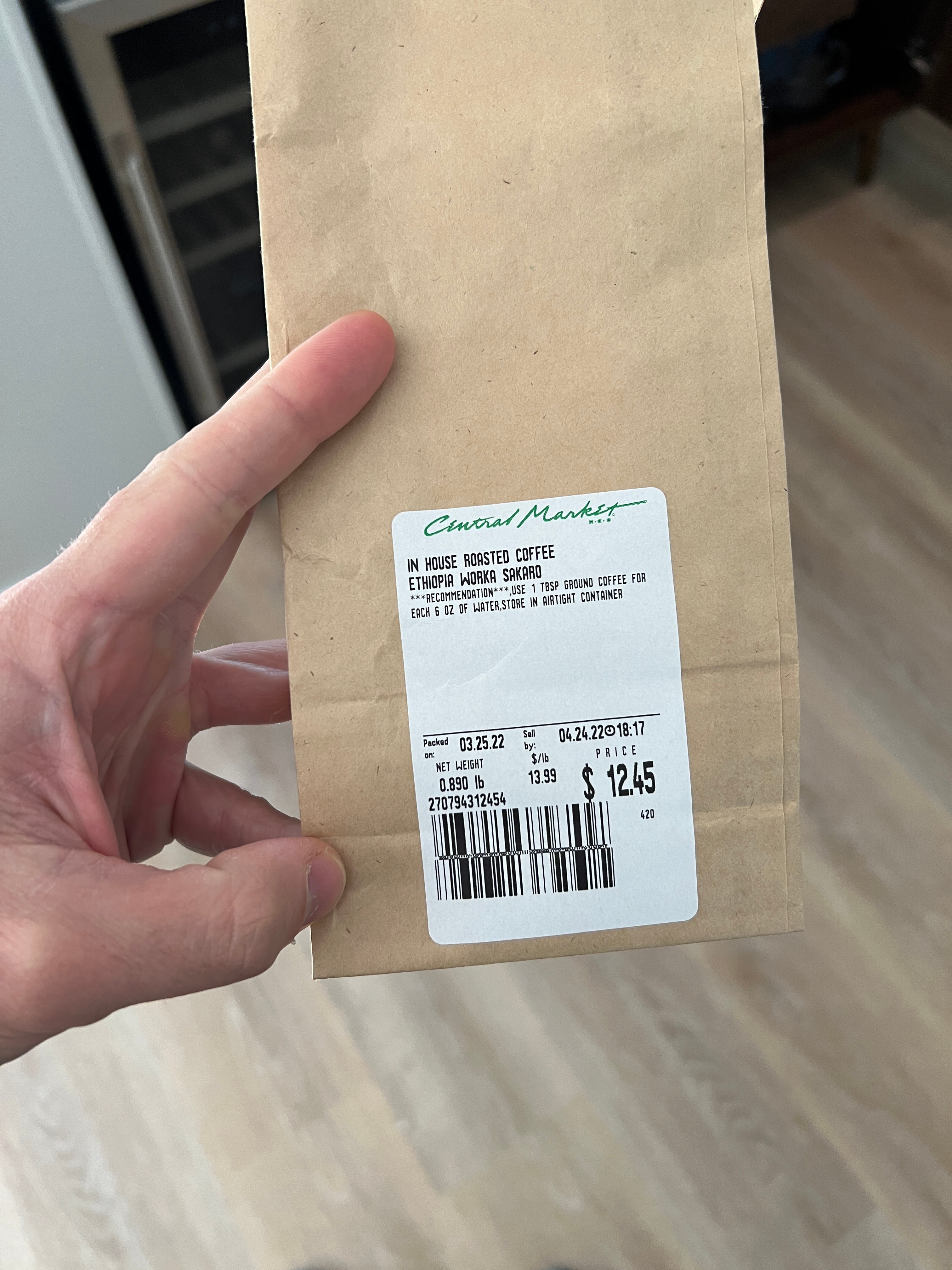 Coffee bag artwork for Ethiopia Worka Sakaro