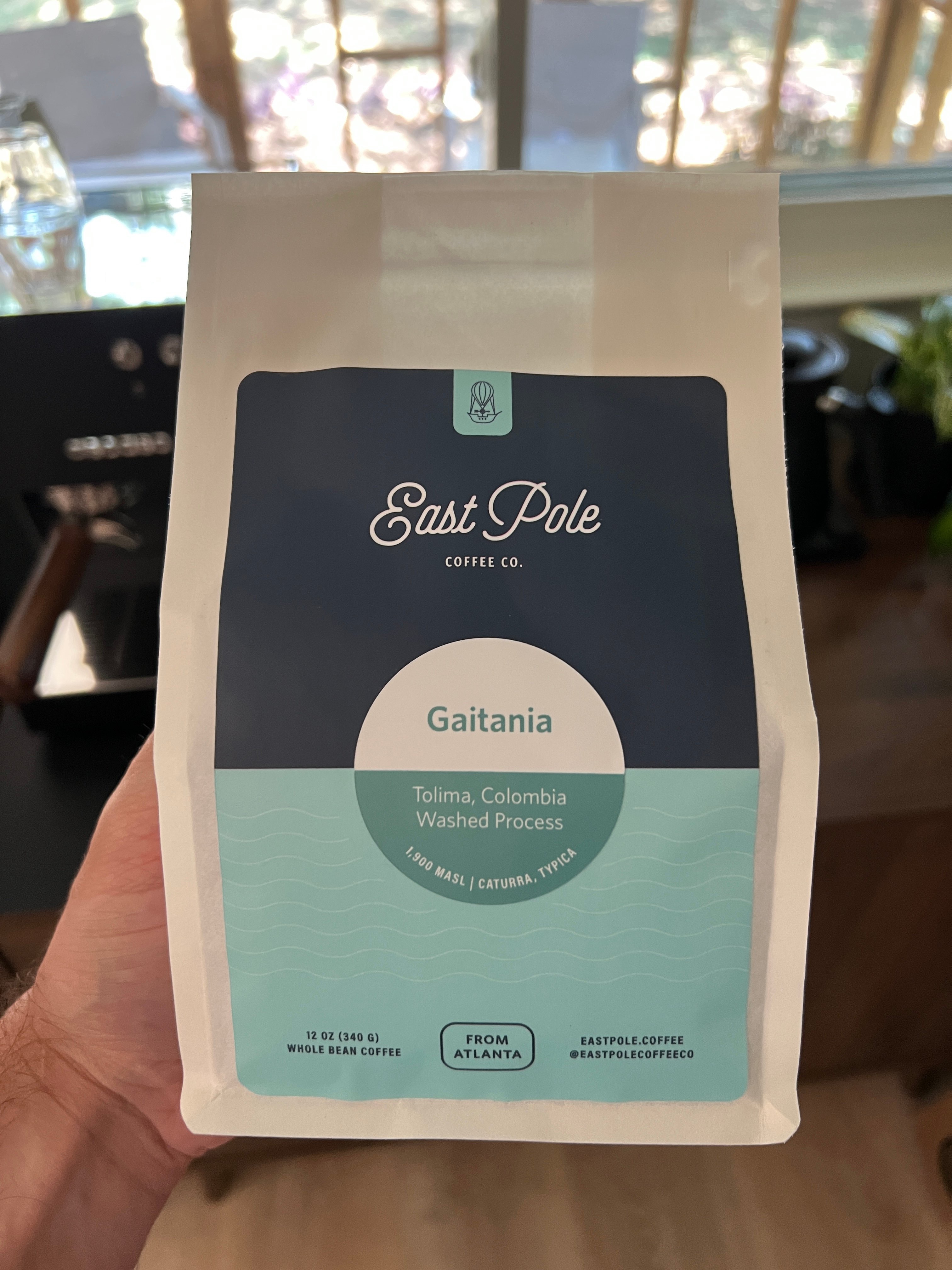 Coffee bag artwork for Gaitania