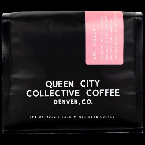 Coffee bag artwork for Guji Jigesa