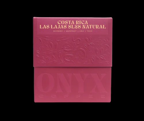 Coffee bag artwork for Costa Rica Las Lajas Natural