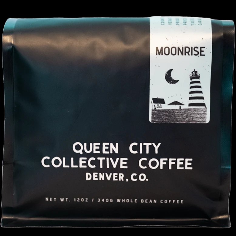 Coffee bag artwork for Moonrise