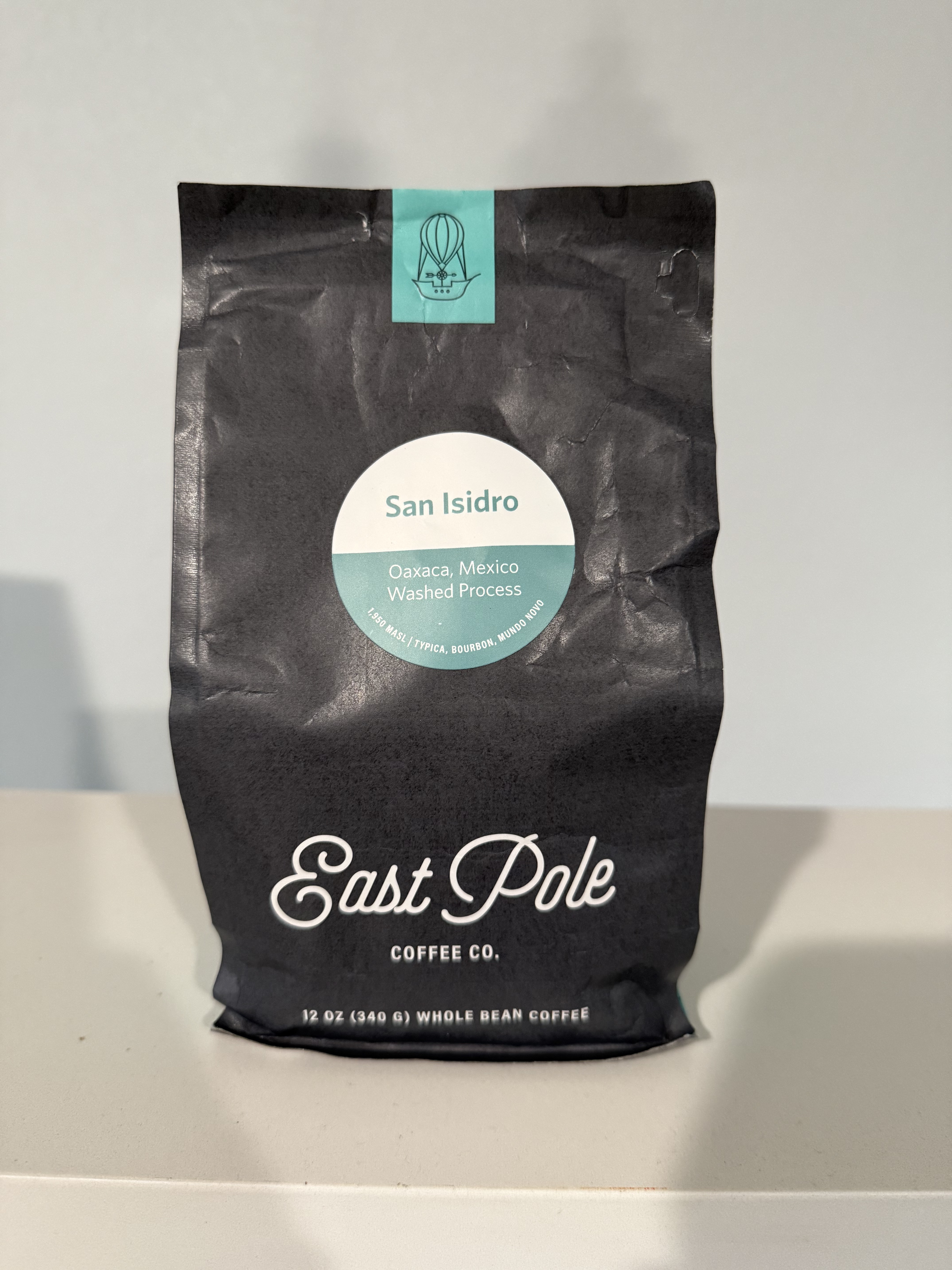 Coffee bag artwork for San Isidro