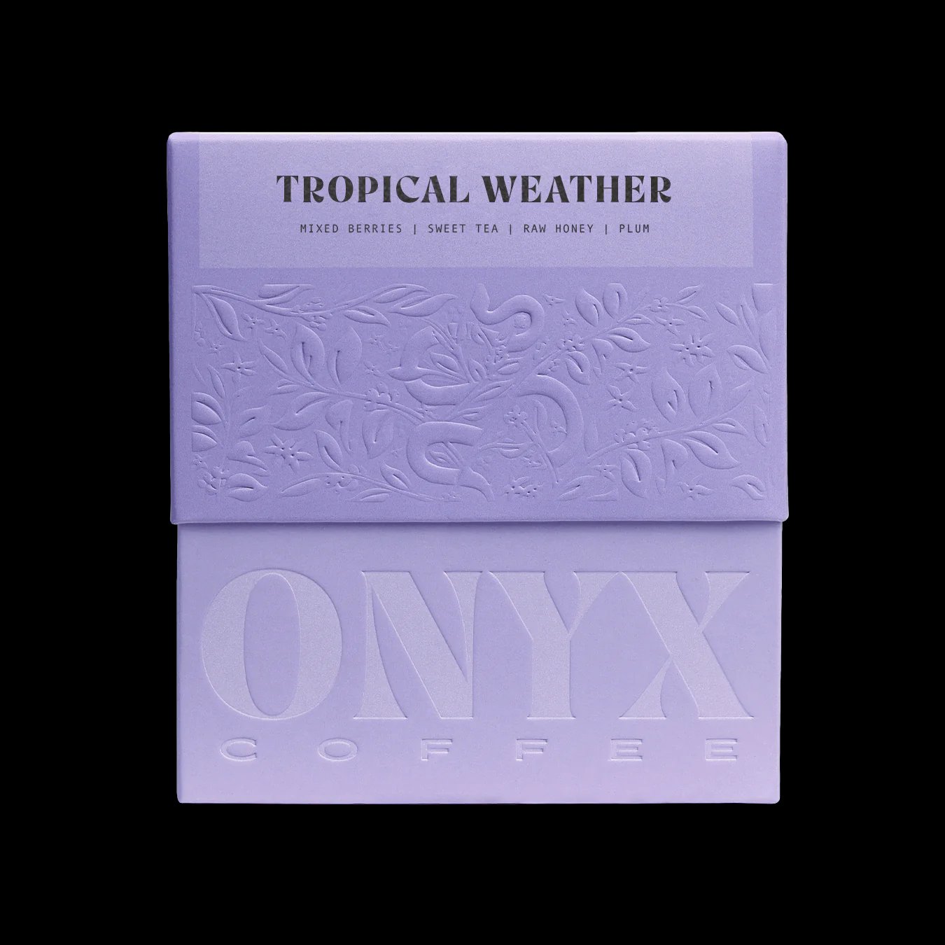 Coffee bag artwork for Tropical Weather