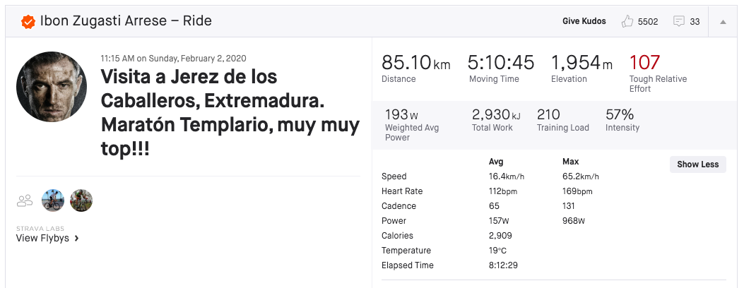 Ibon Zugasti Strava