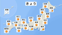 「青空広がり洗濯日和　日中は清々しい陽気に　西日本では夏日の所も　気温の変化に注意」の画像