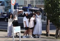 「40度の静岡「今までにない」　日差し、熱風に市民うんざり」の画像