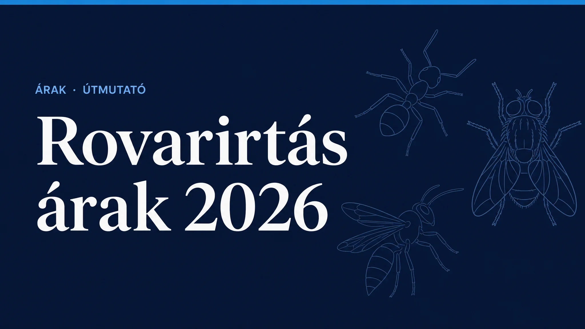 Rovarirtás árak 2026 - útmutató illusztráció