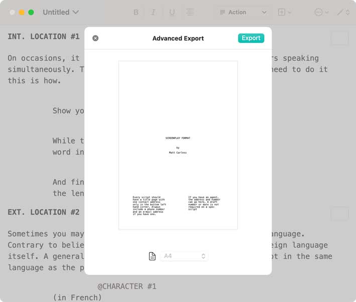 Online Markdown & Fountain WYSIWYG Editor JotterPad